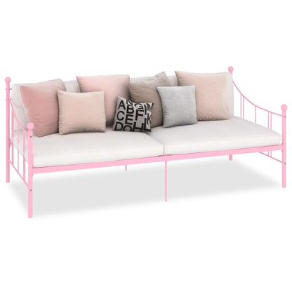 Telaio Divano Letto Rosa in Metallo 90x200 cm | homemem39