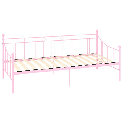 Telaio Divano Letto Rosa in Metallo 90x200 cm | homemem39