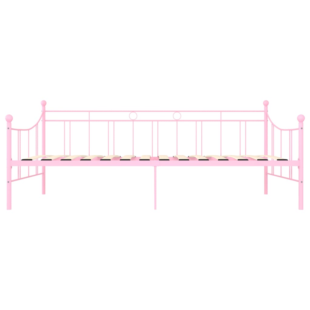 Telaio Divano Letto Rosa in Metallo 90x200 cm