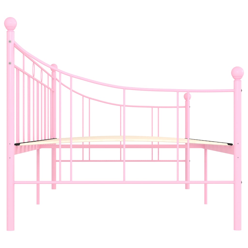 Telaio Divano Letto Rosa in Metallo 90x200 cm | homemem39