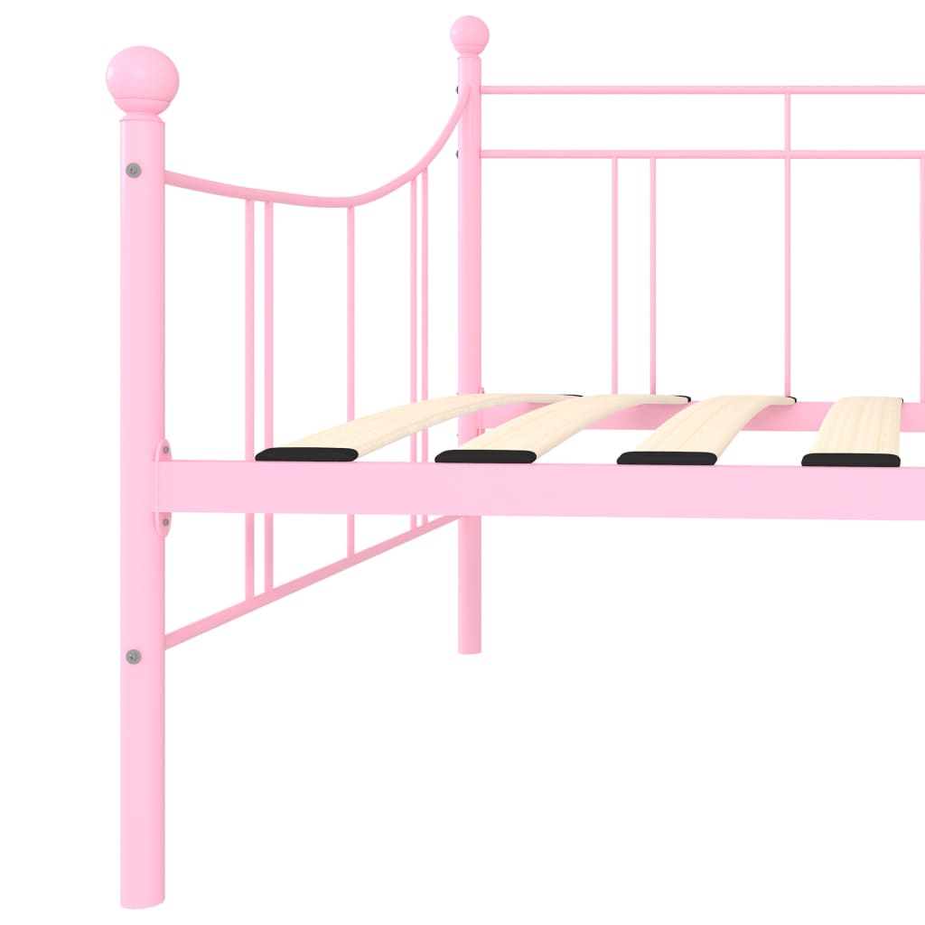 Telaio Divano Letto Rosa in Metallo 90x200 cm | homemem39