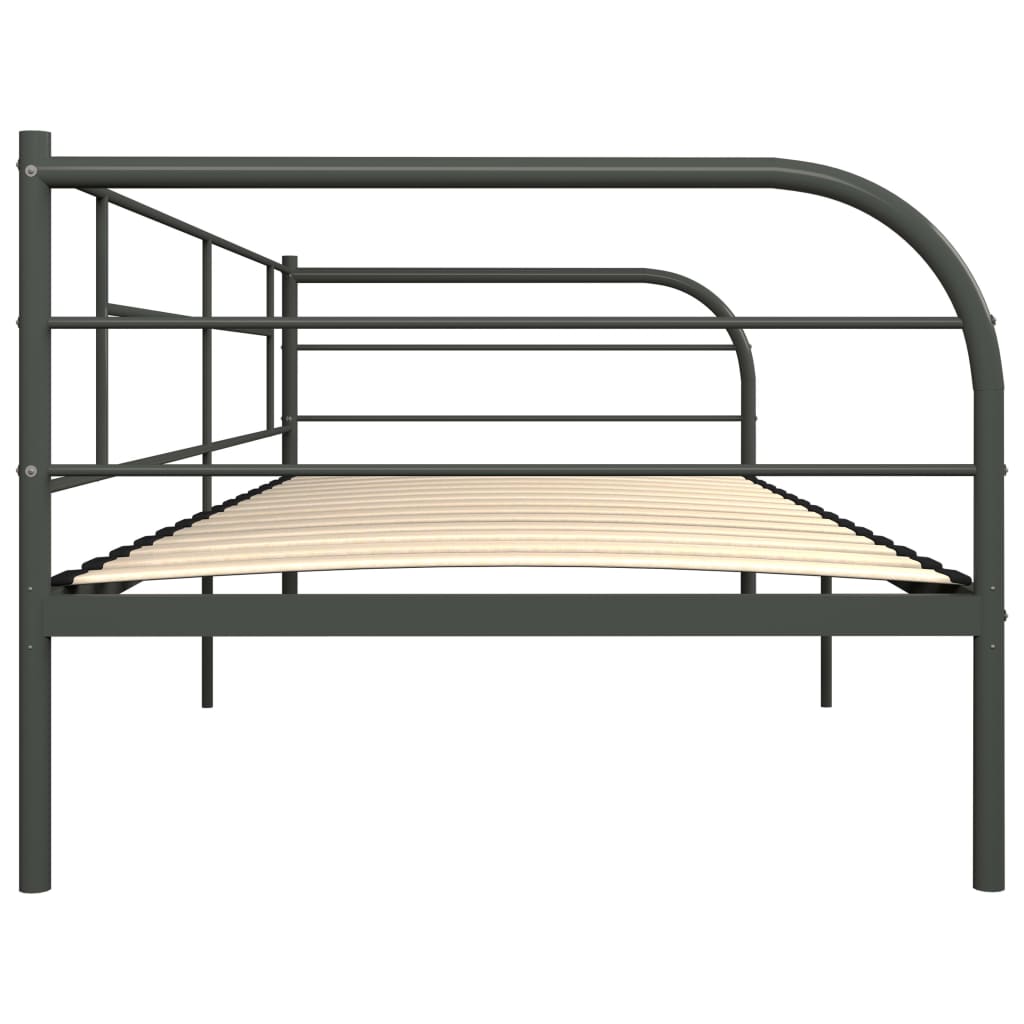 Telaio Divano Letto Grigio in Metallo 90x200 cm | homemem39