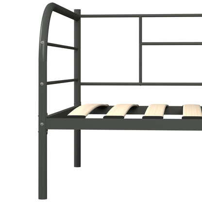 Telaio Divano Letto Grigio in Metallo 90x200 cm | homemem39