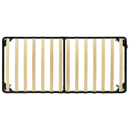 Giroletto Nero in Metallo 90x200 cm | homemem39