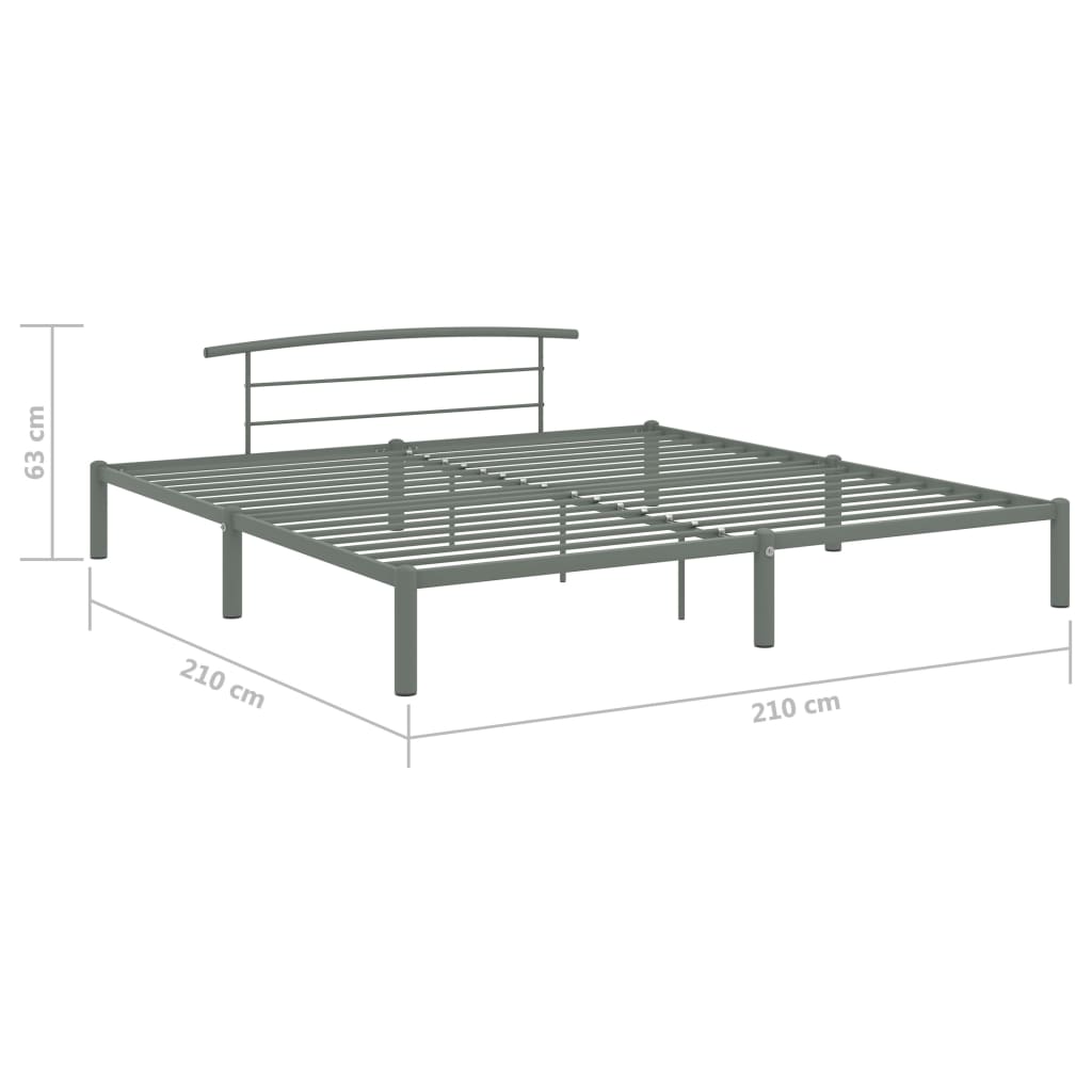 Giroletto Grigio in Metallo 200x200 cm | homemem39