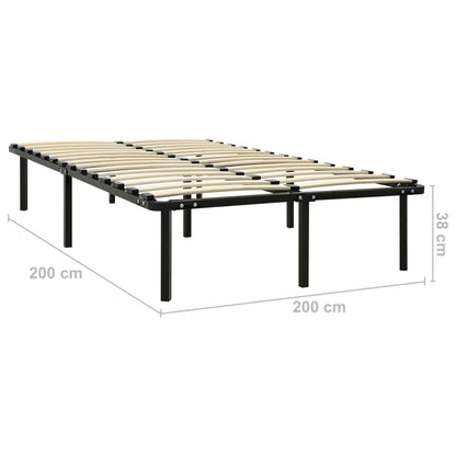 Giroletto Nero in Metallo 200x200 cm | homemem39
