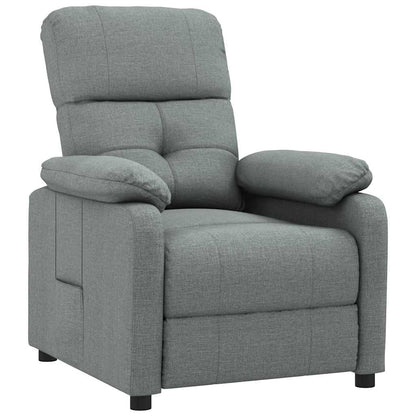 Poltrona Reclinabile in Tessuto Grigio Scuro | homemem39
