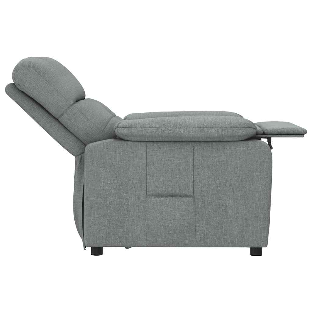Poltrona Reclinabile in Tessuto Grigio Scuro | homemem39