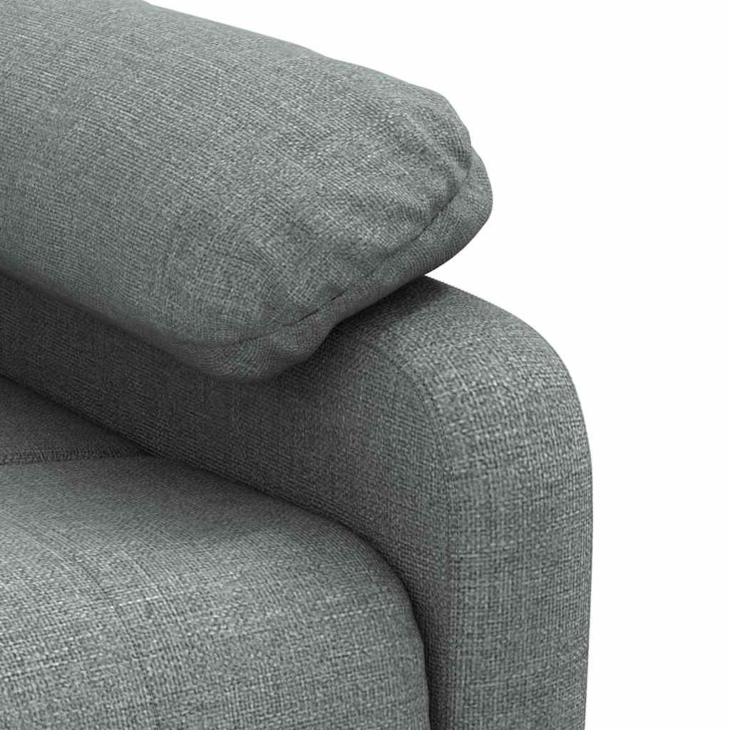 Poltrona Reclinabile in Tessuto Grigio Scuro | homemem39