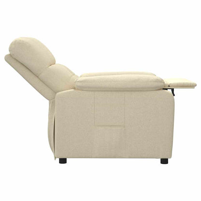 Poltrona Reclinabile in Tessuto Crema | homemem39