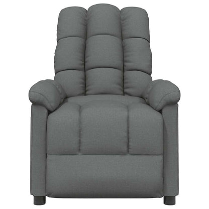 Poltrona Reclinabile in Tessuto Grigio Scuro | homemem39
