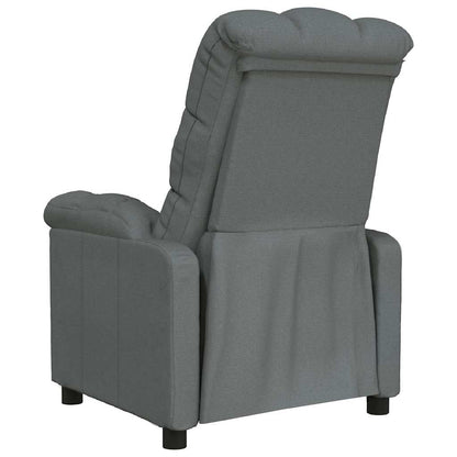 Poltrona Reclinabile in Tessuto Grigio Scuro | homemem39