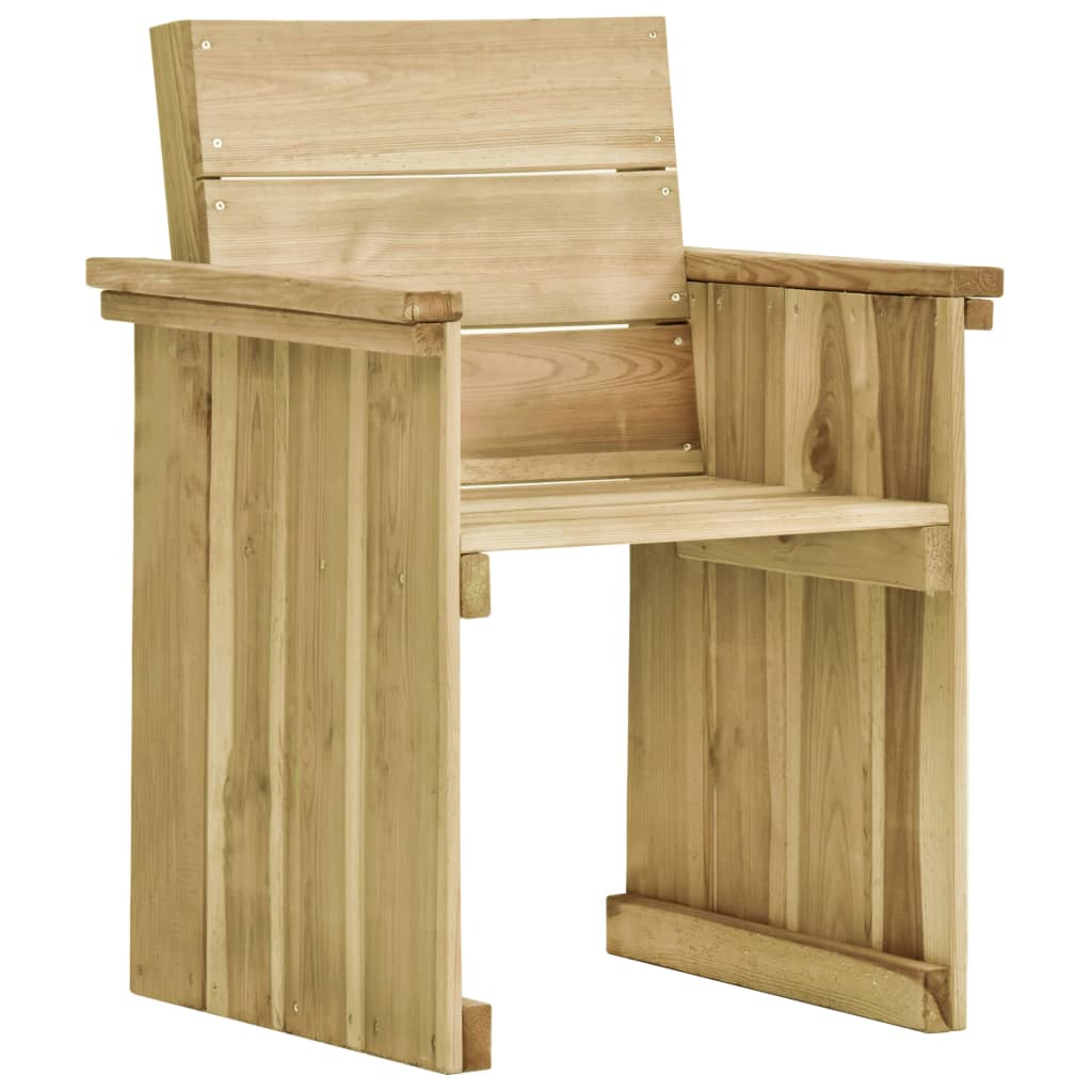 Set da Pranzo da Giardino 5 pz in Legno di Pino Impregnato