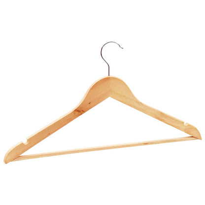 Set Appendiabiti 50 pz Antiscivolo in Legno Massello | homemem39