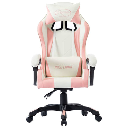 Sedia da Gaming Rosa in Similpelle