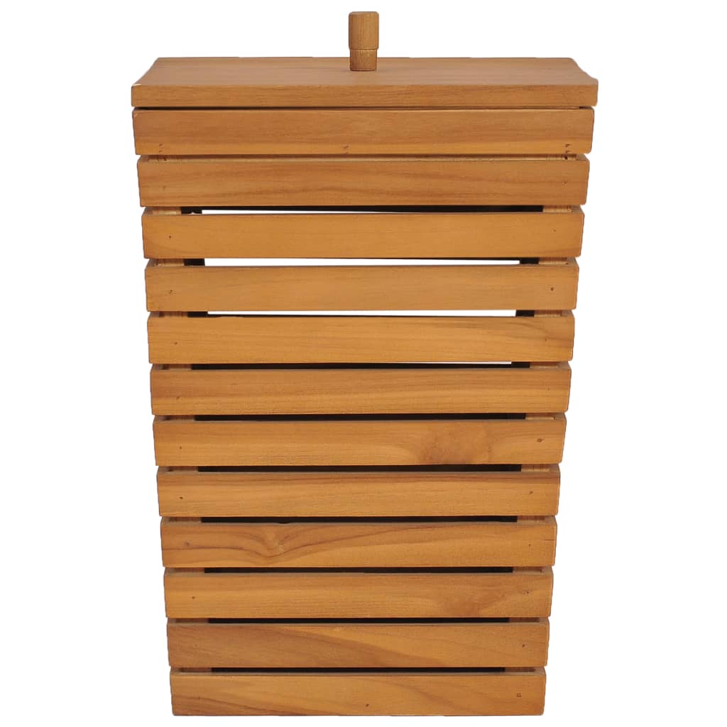 Cesto Portabiancheria 30x30x45 cm in Massello di Teak | homemem39