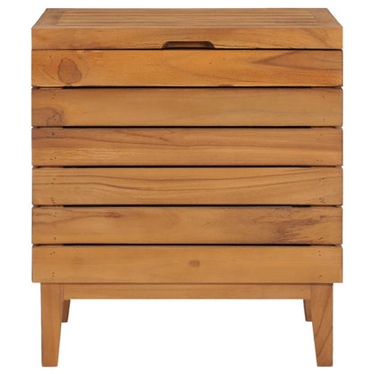 Cesto Portabiancheria 40x30x45 cm in Massello di Teak | homemem39