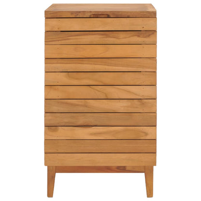 Cesto Portabiancheria 40x40x70 cm in Massello di Teak | homemem39