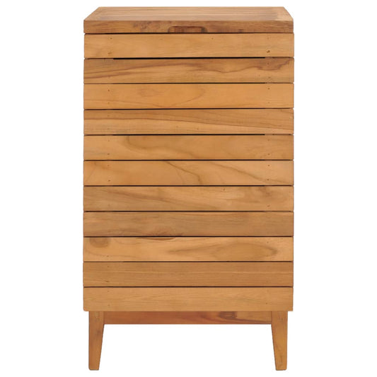 Cesto Portabiancheria 40x40x70 cm in Massello di Teak | homemem39