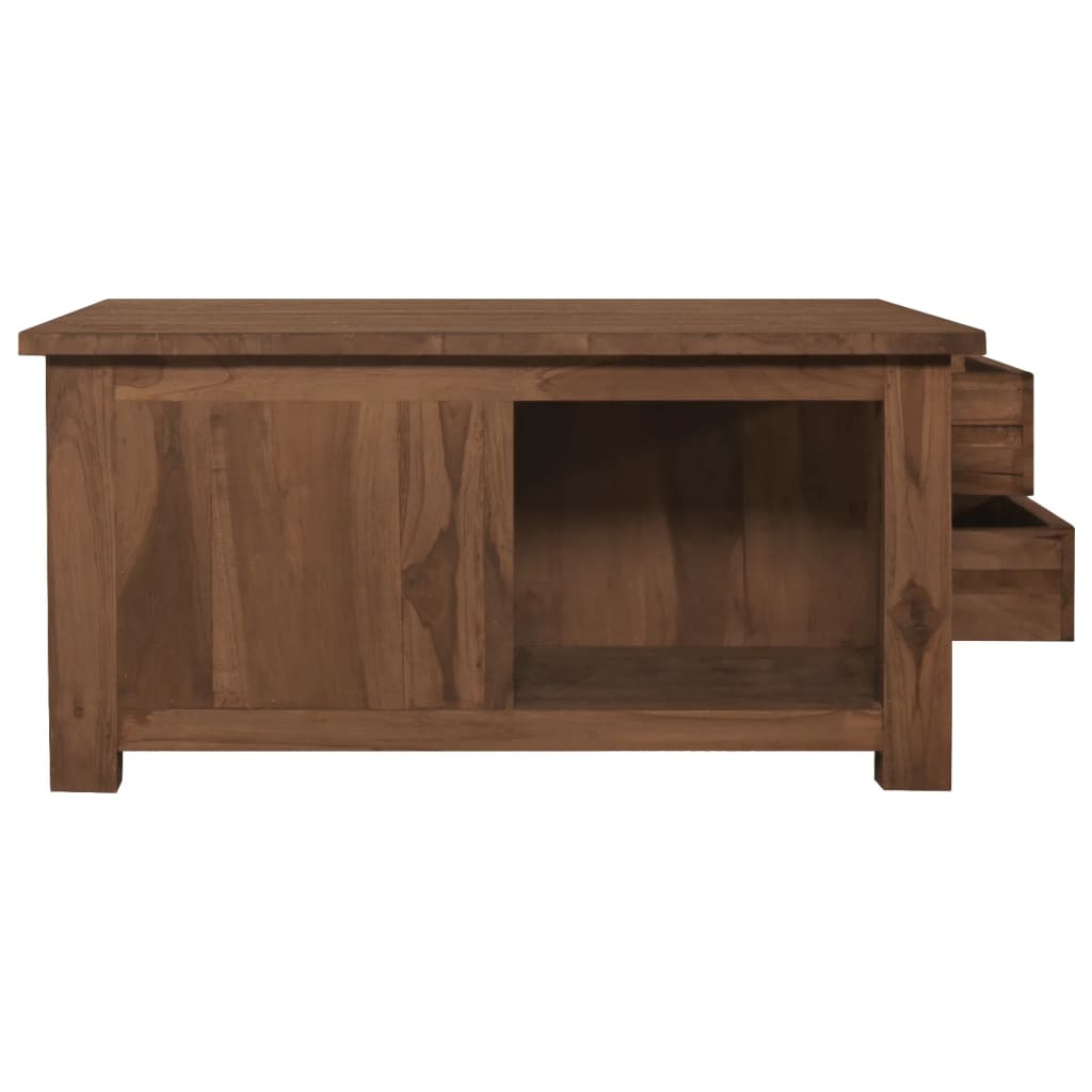 Tavolino da Salotto 68x68x33 cm in Legno Massello di Teak | homemem39