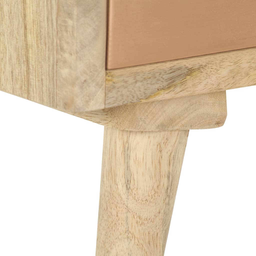Mobile Porta TV 110x30x45 cm in Legno Massello di Mango | homemem39