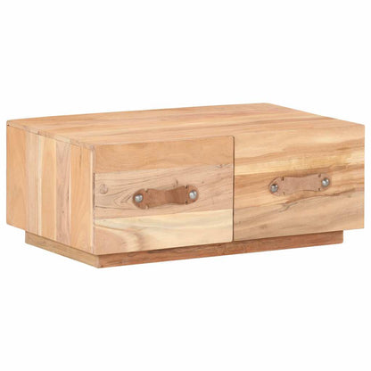 Tavolino da Salotto 90x50x35 cm in Legno Massello di Recupero