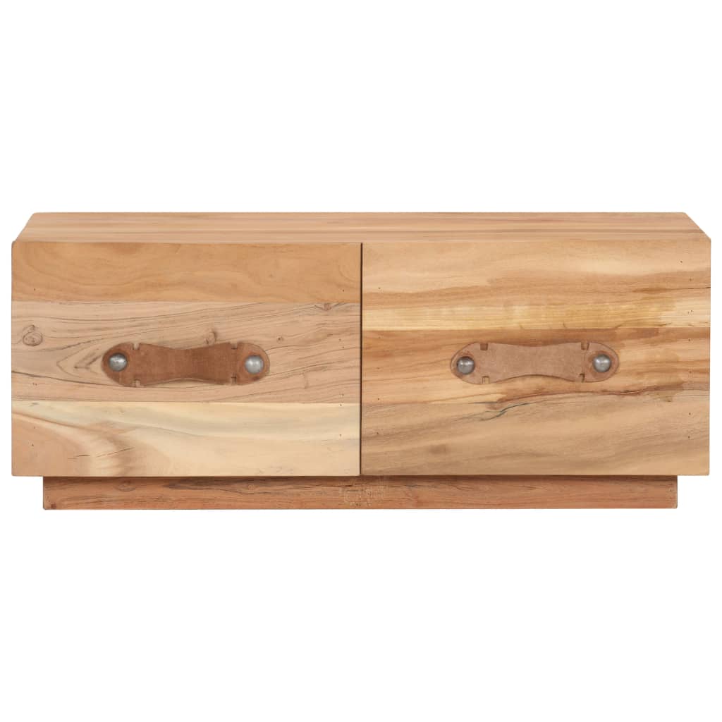 Tavolino da Salotto 90x50x35 cm in Legno Massello di Recupero | homemem39