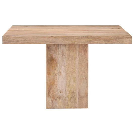 Tavolo da Pranzo 120x120x77 cm in Legno Massello di Mango