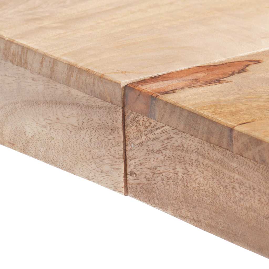 Tavolo da Pranzo 120x120x77 cm in Legno Massello di Mango