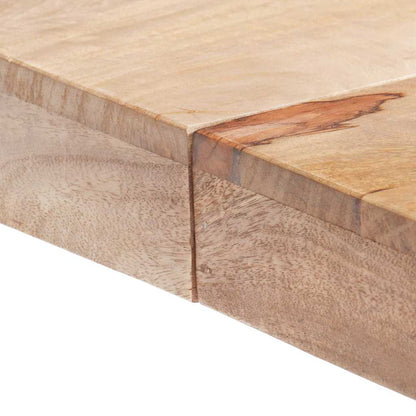 Tavolo da Pranzo 120x120x77 cm in Legno Massello di Mango