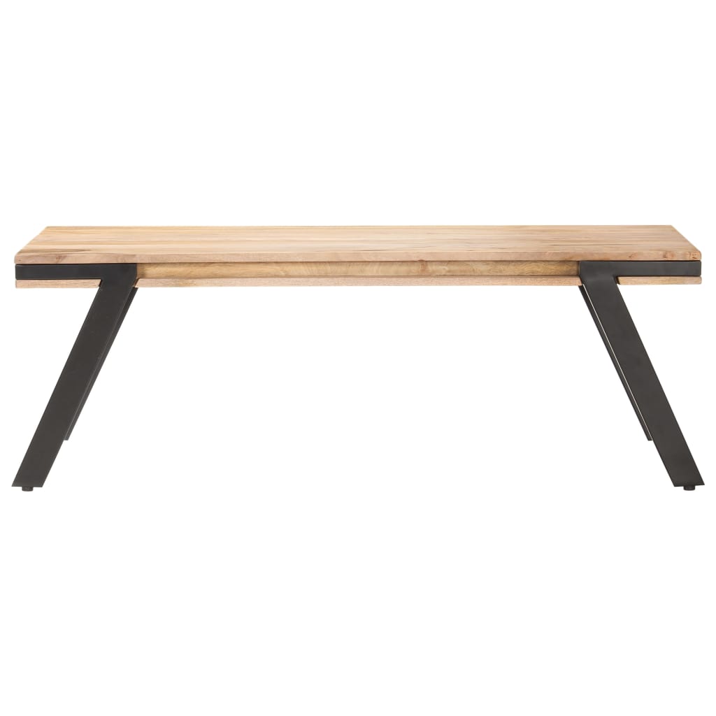 Tavolino da Salotto 114x65x40 cm in Legno Massello di Mango | homemem39
