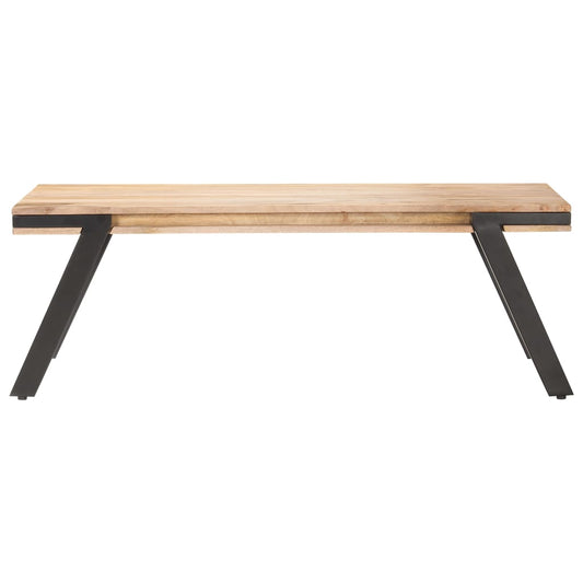 Tavolino da Salotto 114x65x40 cm in Legno Massello di Mango | homemem39