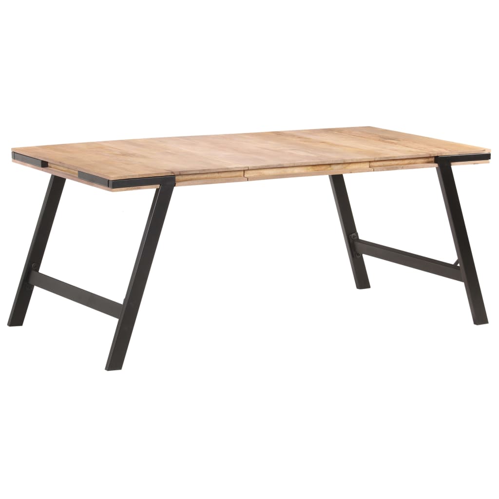 Tavolo da Pranzo 180x90x76 cm in Legno Massello di Mango | homemem39