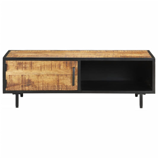Tavolino da Salotto 105x50x35 cm in Legno di Mango Grezzo | homemem39