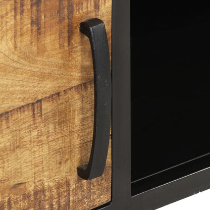 Tavolino da Salotto 105x50x35 cm in Legno di Mango Grezzo | homemem39