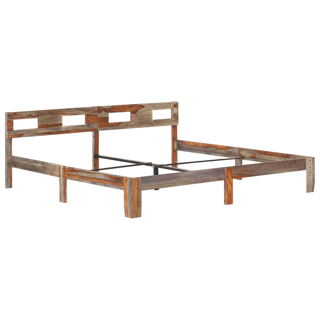 Giroletto senza Materasso in Legno Massello 200x200 cm | homemem39