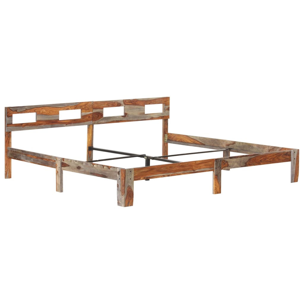 Giroletto senza Materasso in Legno Massello 200x200 cm | homemem39
