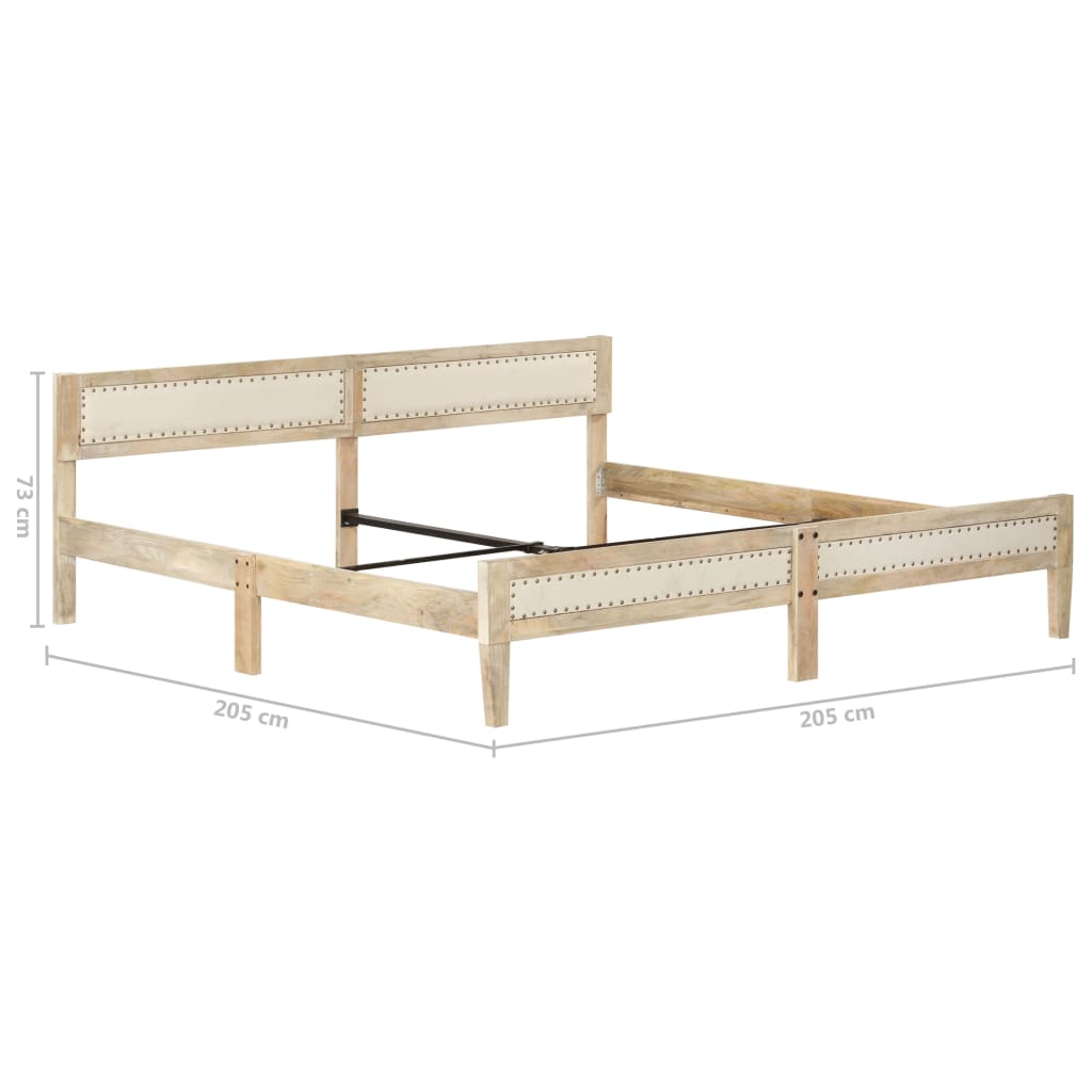Giroletto in Legno Massello di Mango 200 cm