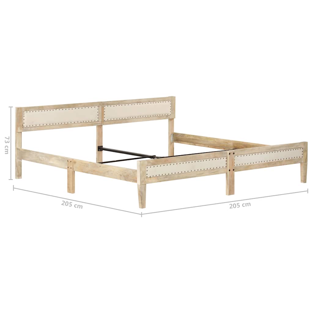 Giroletto in Legno Massello di Mango 200x200 cm