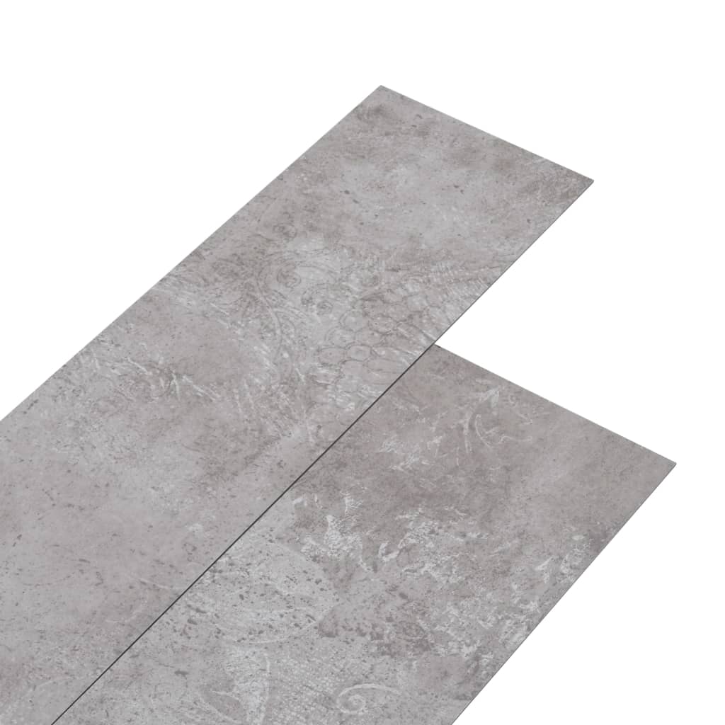 Listoni Pavimento PVC 5,02 m² 2 mm Autoadesivi Grigio Terra - homemem39