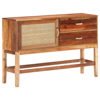 Credenza 118x30x76 cm in Legno Massello di Recupero - homemem39