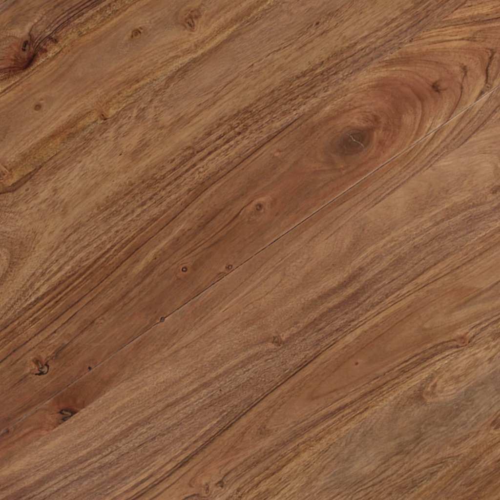 Tavolino da Salotto 65x65x32 cm in Legno Massello d'Acacia