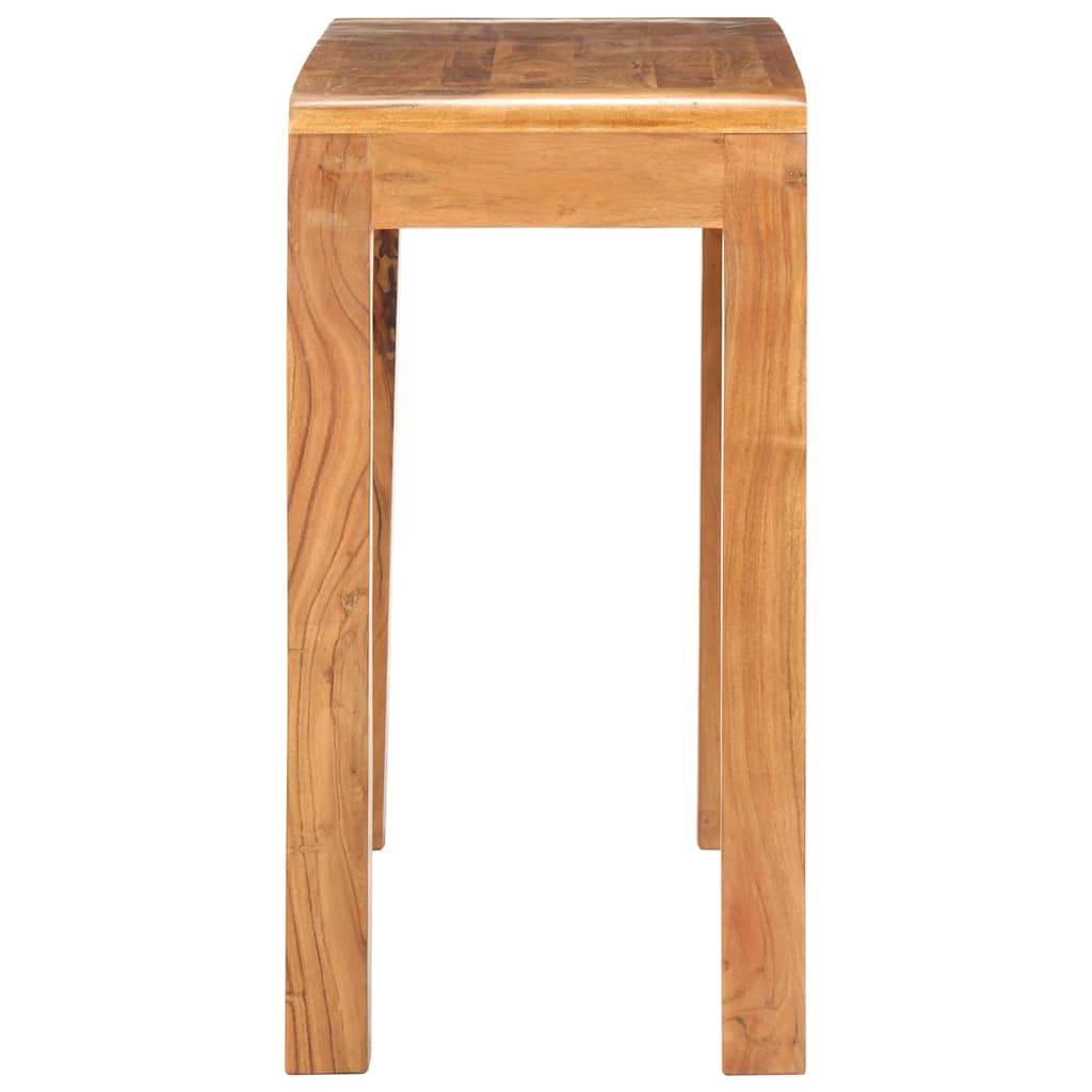 Tavolo Consolle 110x40x76 cm Massello Acacia Finitura Ambra