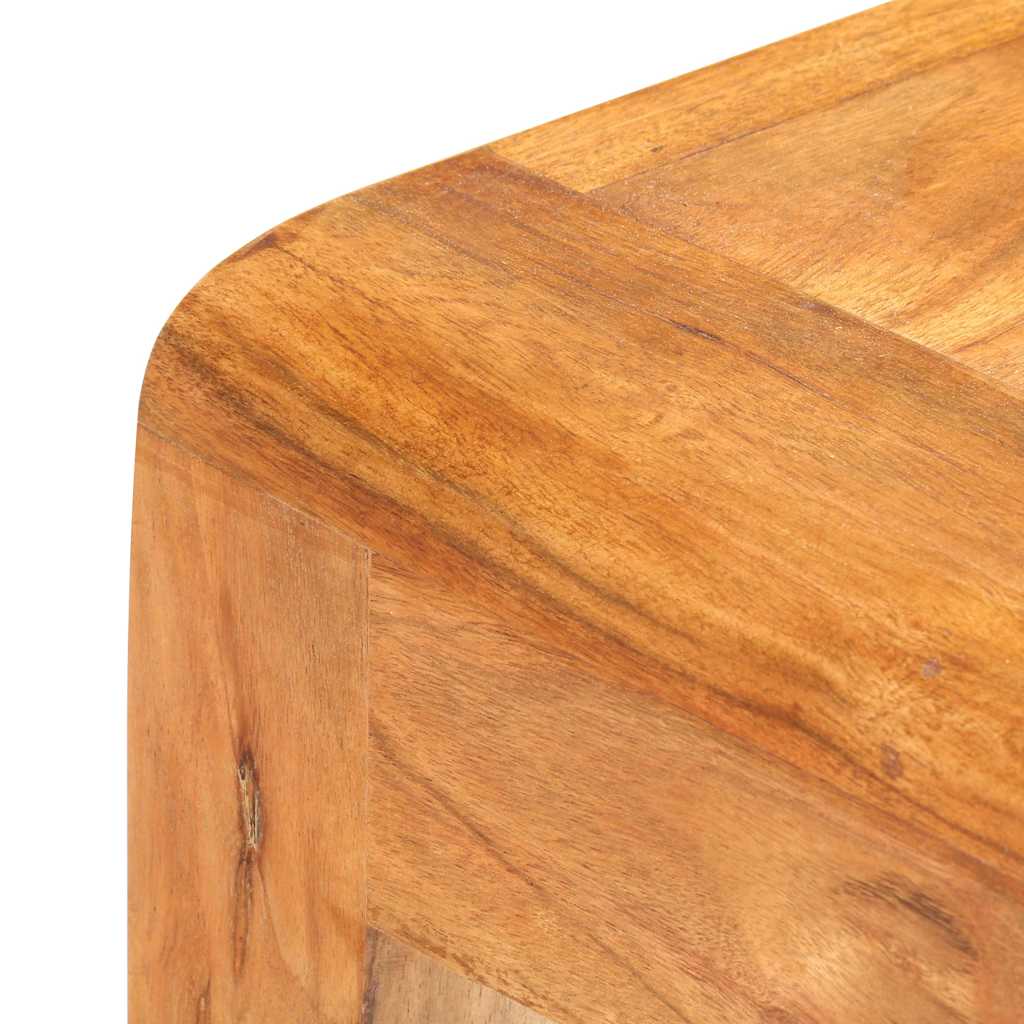 Tavolo Consolle 110x40x76 cm Massello Acacia Finitura Ambra