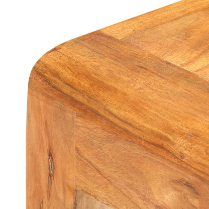 Tavolo Consolle 110x40x76 cm Massello Acacia Finitura Ambra