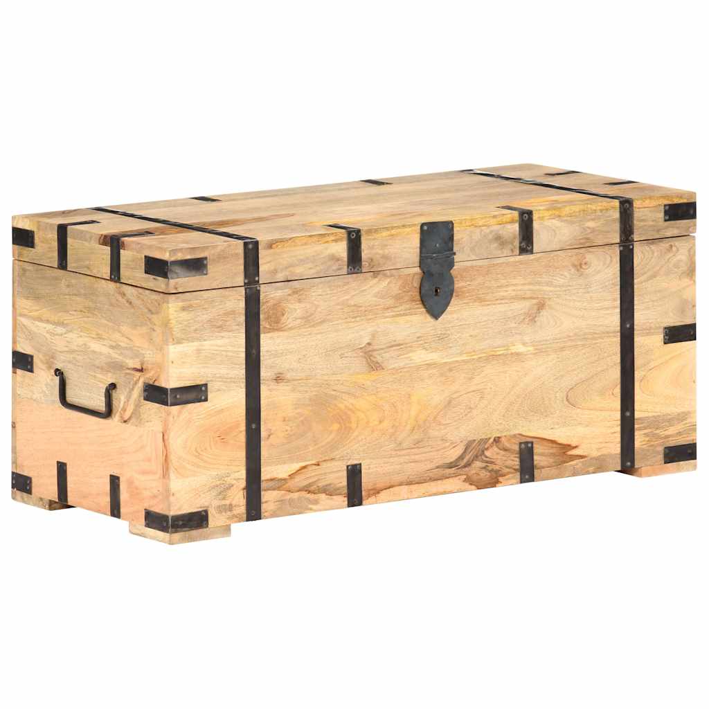 Baule 90x40x40 cm in Legno Massello di Mango