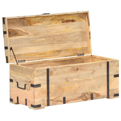 Baule 90x40x40 cm in Legno Massello di Mango