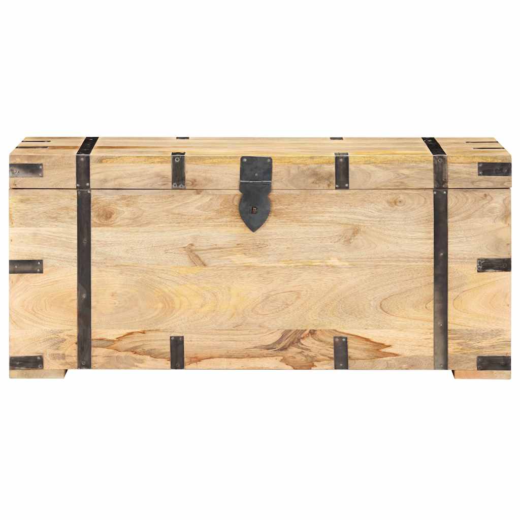 Baule 90x40x40 cm in Legno Massello di Mango