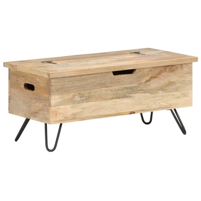 Baule 90x40x45 cm in Legno Massello di Mango