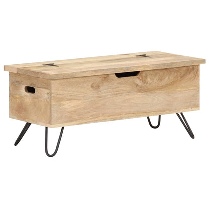 Baule 90x40x45 cm in Legno Massello di Mango